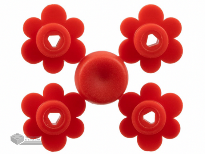 3742sprue – Plant Flower Small, 4 on Sprue