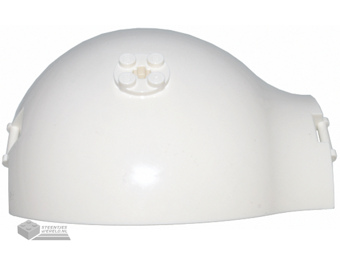 65783 – Panel 10 x 4 x 13 Curved Tapered with Handle at Each End, 4 Studs On Side