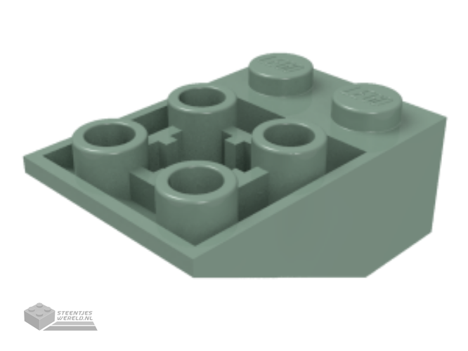 3747b – Dakpan, omgekeerd 33 3 x 2 met connecties tussen noppen