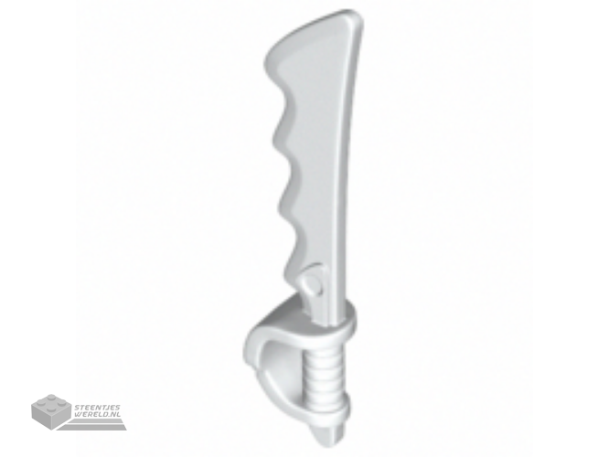 23984 - Minifigure, wapen Sword, Cutlass Serrated met Skull Hand Guard