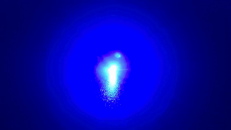 V1004 Flits Led Kleurrijk Langzaam 15CM