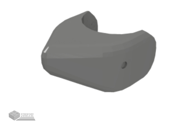 2548 – Shark Head with Pointed Nose and Debossed Eyes