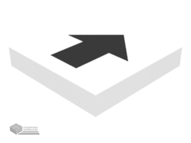 3068p18 – Tile 2 x 2 with Wide Black Arrow Pattern