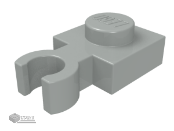 4085a – Plate, Modified 1 x 1 with Open O Clip Thin (Vertical Grip)