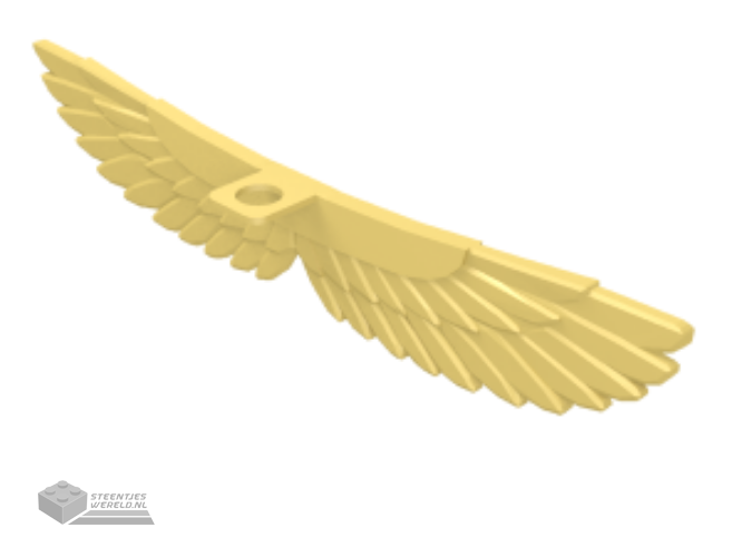 93250 – Minifigure Wings Feathered Extended Straight with Neck Bracket